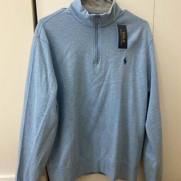 Polo Ralph Lauren Other - NWT Men’s Medium Light Blue Ralph Lauren 1/4 Quarter Zip
